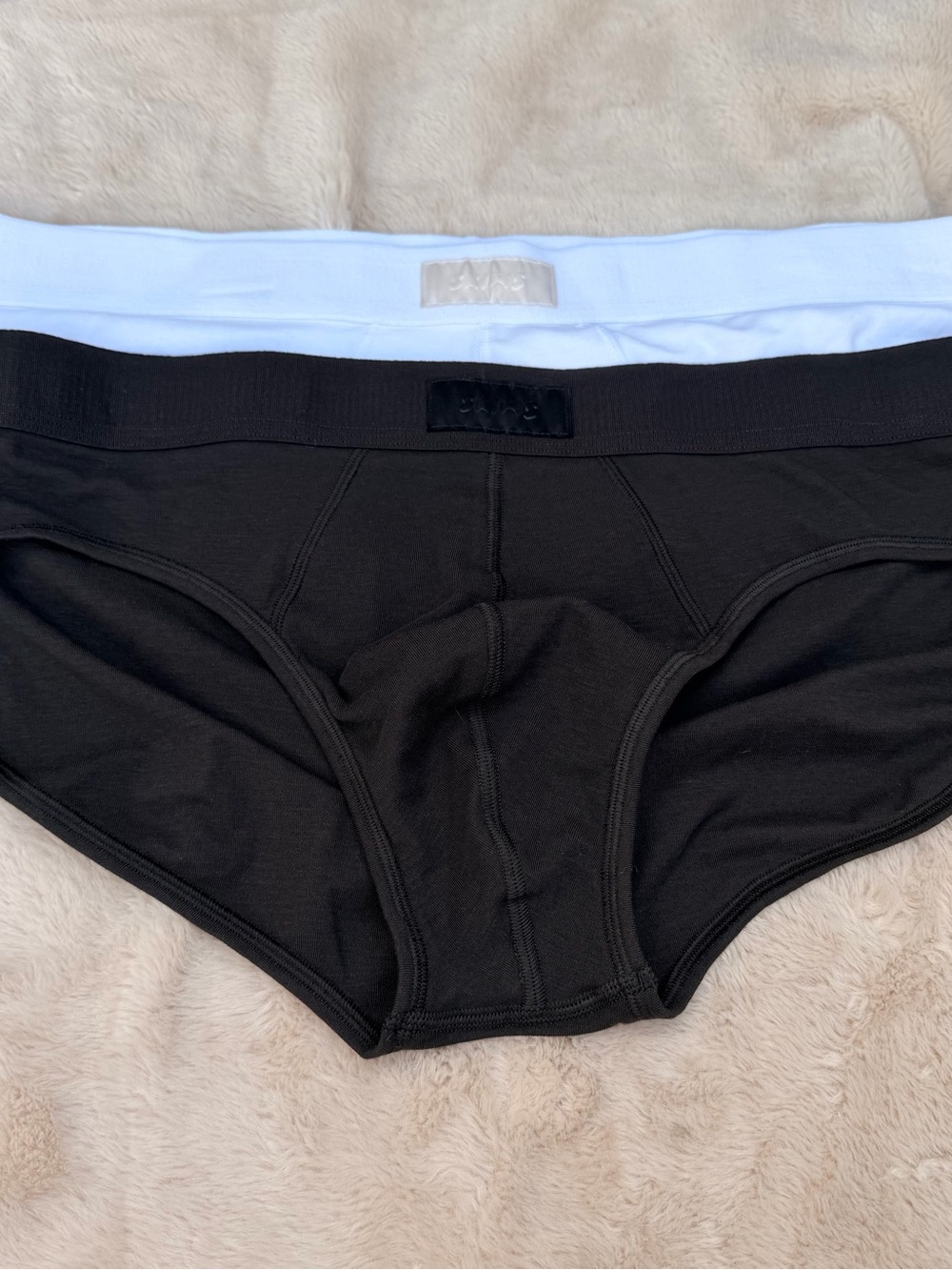 SKIMS Men's Briefs - Black & White Pack